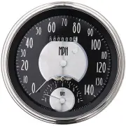 classic instruments all american tradition series speedo tach at50slc 5" hot rod