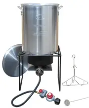 NEW King Kooker 12RTF 29 Qt Aluminum Turkey Frying Cooker Package