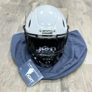 Youth LIGHT LS2 Polycarbonate Shell White Football Helmet - Medium - New W/ Tags