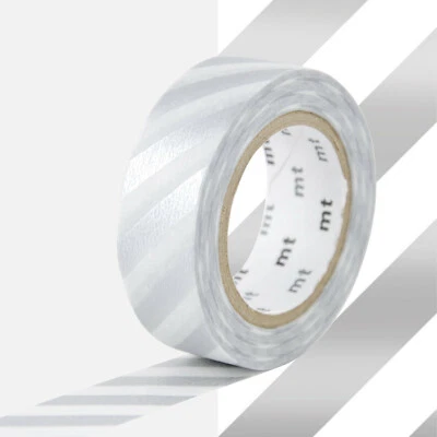 Masking Tape MT Scratches Silver - Stripe Silver