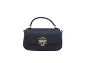 Tory Burch Britten Mini Top Handle Leather Crossbody Bag - Black