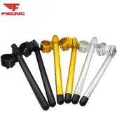 Universal CNC Rised 31mm 51mm 32mm 33mm 35mm 36mm 37mm 41mm 47 50mm Motorcycle Clip on Ons Fork Riser 7/8 22MM Handlebar Riser silver 31mm