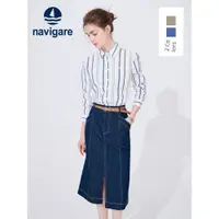 在飛比找ETMall東森購物網優惠-Navigare春季新款休閑長袖襯衫