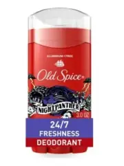 Old Spice Deodorant Stick, Nightpanther, Aluminum Free, 3 Oz.