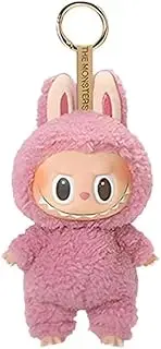 Labubu Doll, Labubu Key Ring, Labubu Plush Doll, Gifts for Boys and Girls, Labubu Plush Pendant, Labubu Plush Doll, Pendant Cute Toy, Birthday Gift (Pink)