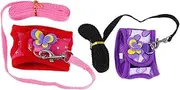 TOYANDONA 2Sets Small Pet Traction Rope Harness Vest and Leash for Hamsters Guinea Pigs and Ferrets Breathable and Design for Comfortable