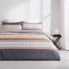 NEW Ombre Home Narla Geometric Quilt Cover Set By Spotlight