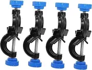 CANIGHT 4pcs Stand Accessories Adjustable Clamp Bracket Clamp Labs Stand Clamp Holder Right Angle Support Aluminum Alloy Clamp Holder Boss Head Clamp Right Angle Clamp