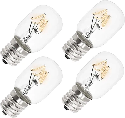 40W 125V Microwave Light Bulb E17 Fit for under Hood and Microwave Oven