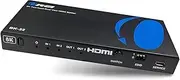 OREI 8K UltraHD 2 X 2 HDMI Splitter, 2 Input 2 Output Splitter Supports Up to 4K@120Hz, Dolby Vision, HDCP 2.3 Auto EDID Management - (BK-22)