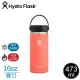 【Hydro Flask 美國 16oz 寬口真空保溫鋼瓶《木槿橘》】FW16BTS/保溫杯/保溫瓶/隨身瓶/水壺/單手杯