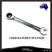 New Chrome Metric Ratchet Wrench Ratcheting Socket Spanner Tool 14MM H14