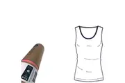 MERINO SKINS Ladies Scoop Neck Tank Top Sleeveless Wool Thermals Warm - Skin