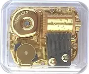 Clear Acrylic Wind up Music Box with Sankyo Musical Movement (60 Tunes Option) (Rock a Bye Baby)