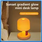 LED Rechargeable Mini Table Lamp Sunset Night Light Minimalist Bedside Reading L