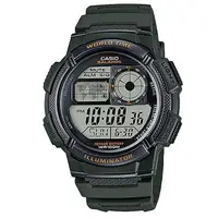 在飛比找PChome24h購物優惠-CASIO 10年電力運動數位潮流腕錶AE-1000W-3A