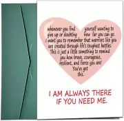 Insipiration Card, Encourage Card for Women, Cancer Support Card, Get Well Soon