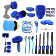35PCS Car Detailing Brush Set, Car Detailing kit, Auto Detailing Drill Brush