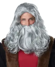 Rennaissance Leonardo Da Vinci Wig and Beard