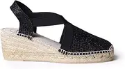 [TONI PONS] Triton Vegan Wedge Espadrille for Women Cotton Fabric