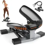 Stair Stepper with Resistance Band and Vertical Climber Exercise Machine
