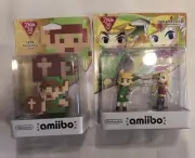 The Legend Of Zelda Toon Link and Zelda amiibo Wind Waker & Pixel Link Nintendo