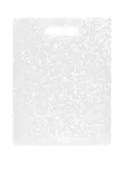 Dexas Classic Jelli Cutting Board with Handle, 8.5 by 11 inches, White Granite