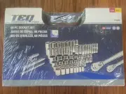 TEQ Correct Pro 68 Piece Mechanics Socket Set SAE Metric 1/4" 3/8" (Brand New)