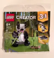 NIB LEGO CREATOR 3 in 1 Panda Bear 30641 Building Toy 83 pc polybag bag 6+