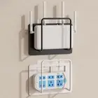Non Drilling Versatile Rack Wall Mounted Set-top Boxes Bracket Storage Rack
