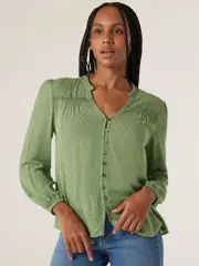 Lucia Button Front Blouse