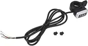 EVTSCAN 36V Thumb Throttle Handlebar Speed Controller 6 Wires on Left/Right Handle Assembly LED Display for E-Bike, Electric Bicycle, Scooter, Motorcycle