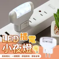 在飛比找樂天市場購物網優惠-【節能省電！柔和燈光】插電小夜燈 插電夜燈 led夜燈 LE