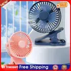 USB Quiet Desktop Electric Fan Rechargeable for Student Dorm/Camping/Stroller AU