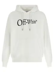 [Off-White] Off-White-Run Arrow Skate Felpe Bianco/Nero-Uomo L
