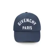 [Givenchy] Givenchy-Navy Blue Cotton Curved Cap-Uomo OS OS