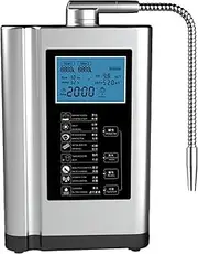 Water Ionizer Machine AG7.0, Purifier Machine AQU PH 3.5-10.5 Alkaline Acid up to -570mV ORP, 8000 Liters Per Filter Intelligent Voice Instant Heating 5°C-50°C