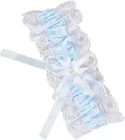 [FOMIYES] Bridal Garter with Lace Detail Elastic Leg Band for Women and Classic Wedding Accessory for Weddings Proms Parties and Special Occasions