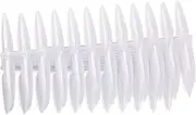 Beavorty Plastic Nail Art Display Rack 20 Panels Nail Stands for Nail Polish Manicure Tool