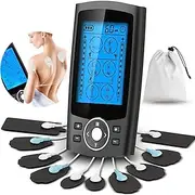 Tens Muscle Stimulator 36-Mode Electric EMS Acupuncture Body Massage Digital Therapy Slimming Machine Electrostimulator Dual Channel with 10 Pads Dust-Proof