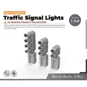 1/64 Traffic Signal Lights For Model Car Display Prop