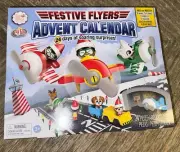 Elf On A Shelf Festive Flyers Advent Calendar 24 Days Of Surprises 24 Pieces New