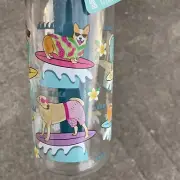 COOL GEAR new Water Bottle Welsh Corgi German Shephard Dachshund Lab ❤️sj8j2