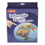 Magnoidz Globe Inflatable World Map Educational Earth Geography Children 21cm