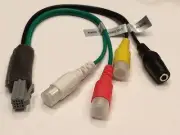 Rosen Car Show Navigation Audio Video 2nd Zone Rear Output Harness PP1009 GM1210