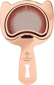 Fine Mesh Spring Strainer, Copper Plated