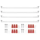 4 Set 295mm (11.61") Universal Light Fixture Mounting Bracket Kit with Screw