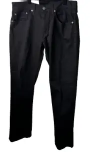 Levi's Mens 559 Relaxed Straight Black Denim Jeans 32 W/ 34L