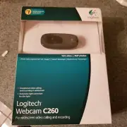 NIB - Logitech Webcam C260 Widescreen Video Calling Recording Messenger