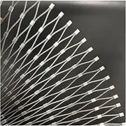 Stainless Steel Woven Wire Mesh Flexible Stainless Steel Rope Net, Anti-Theft Woven Fence, Mesh 10cm, Impact-Resistant Garden Poultry Protection Net